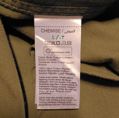 chemise kaki