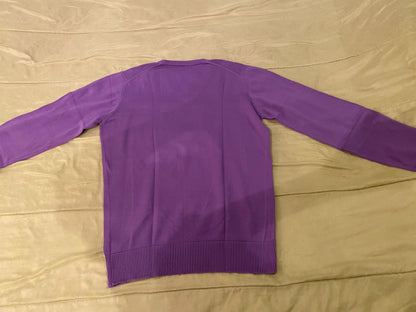 Pull violet col V