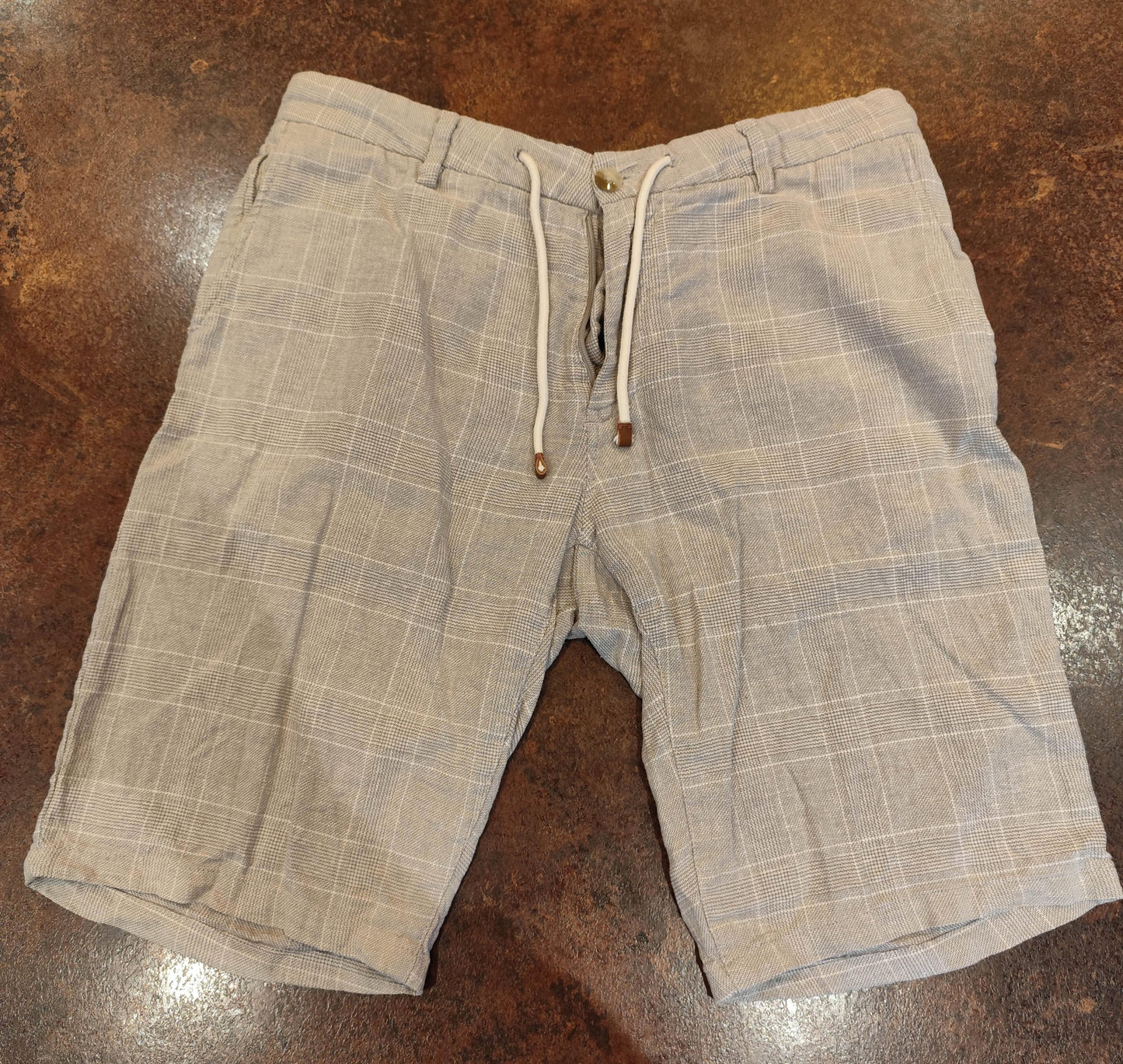 Bermuda chino  à carreaux