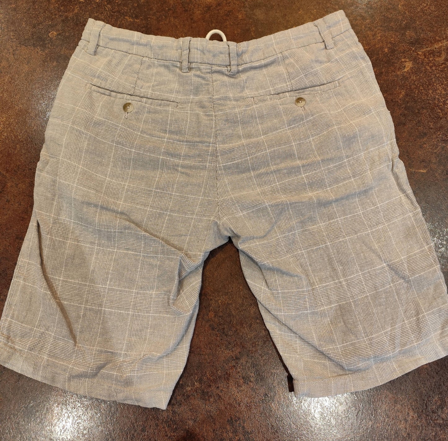 Bermuda chino  à carreaux