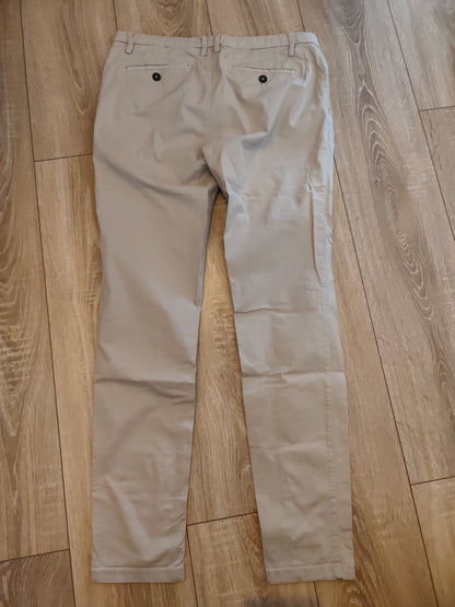 Chino skinny garment dyed