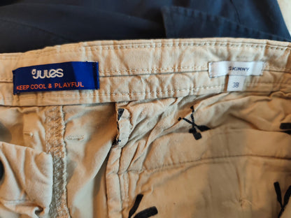 Chino skinny garment dyed