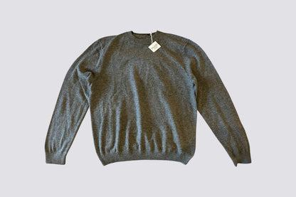 Pull gris cachemire et laine