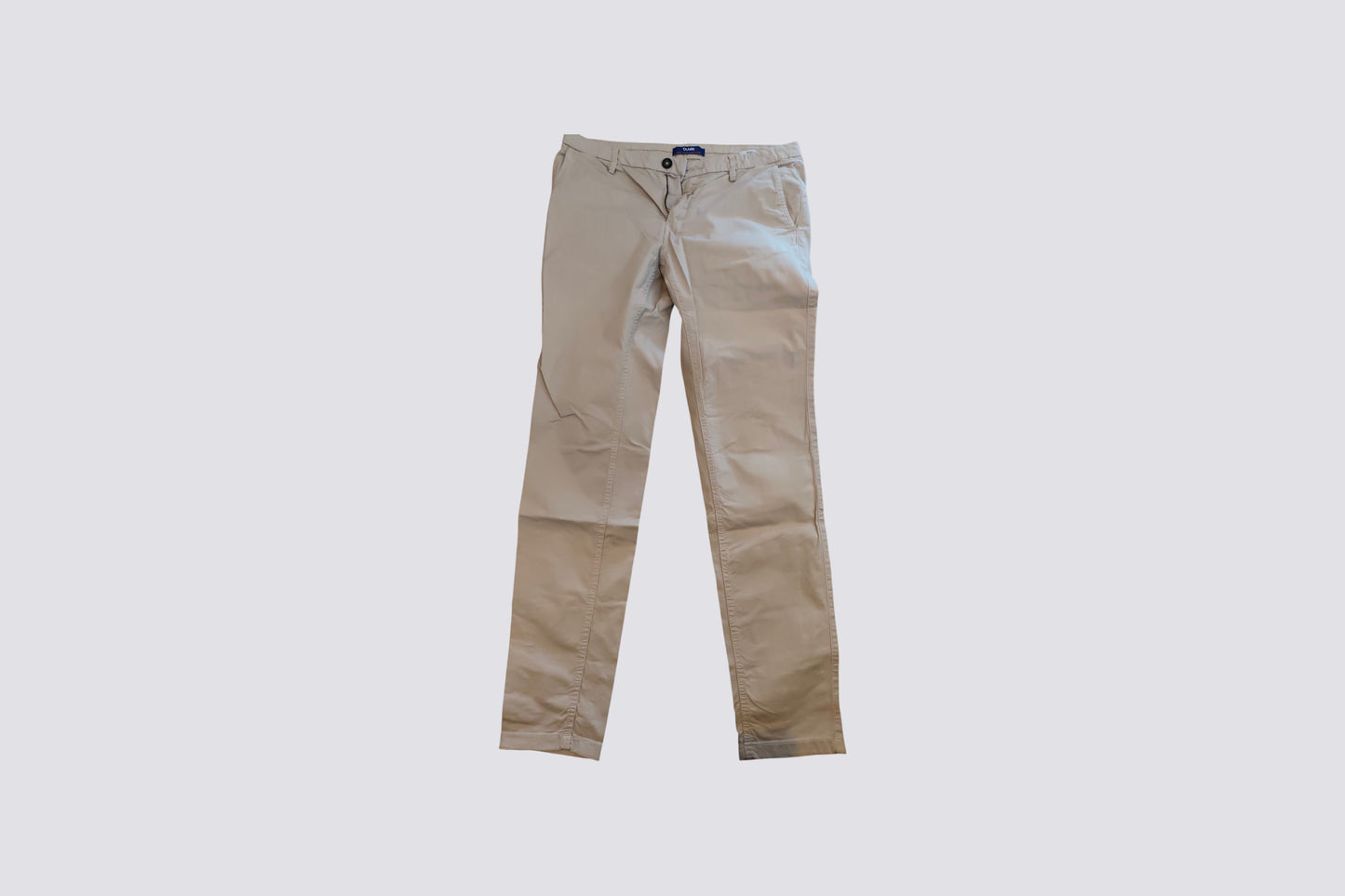 Chino skinny garment dyed