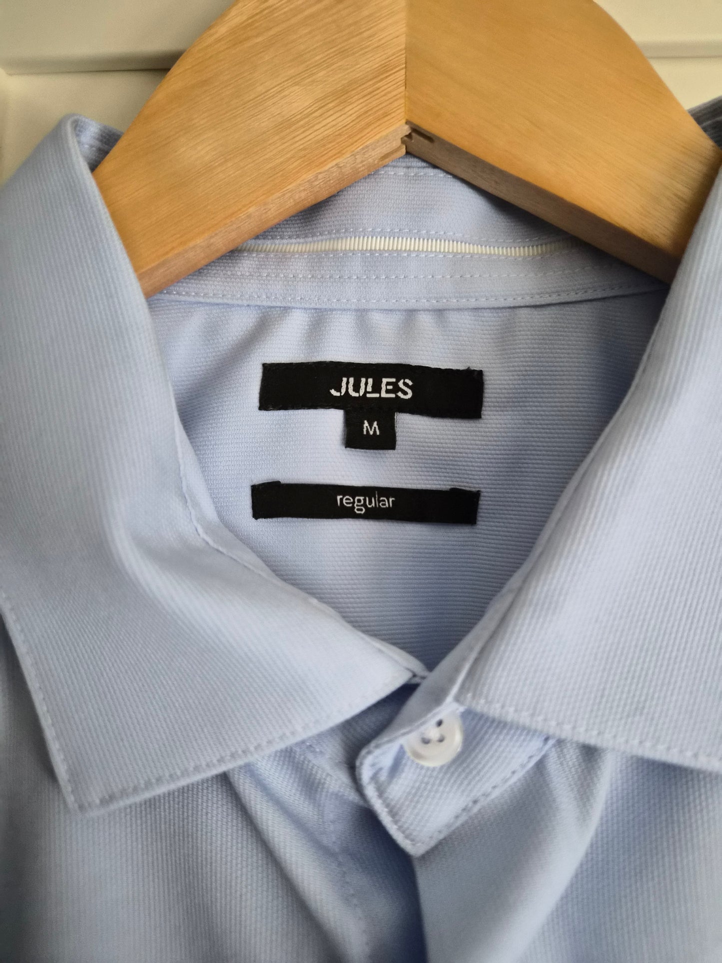 Chemise regular sans repassage bleu ciel