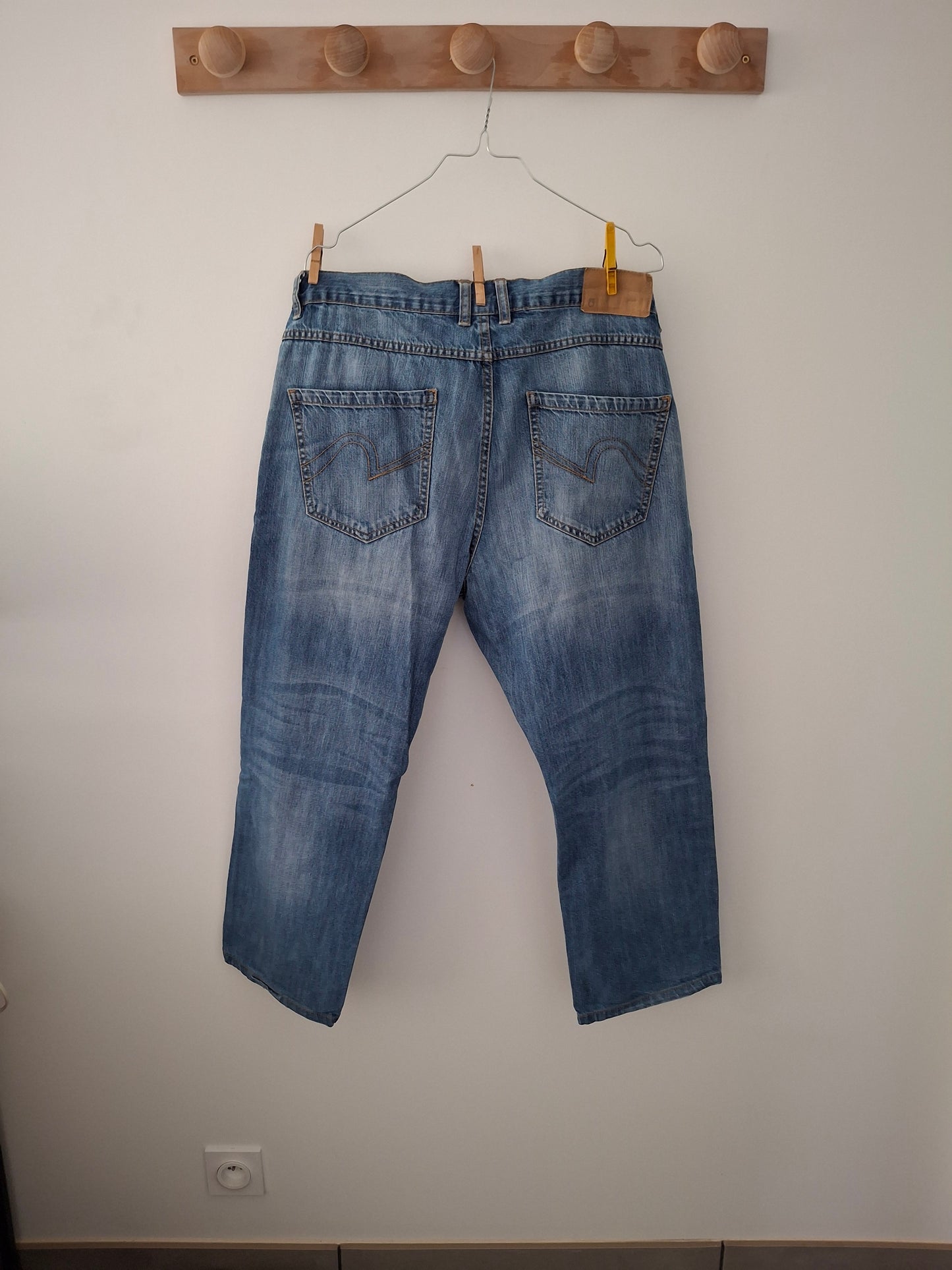 Jean straight bleue