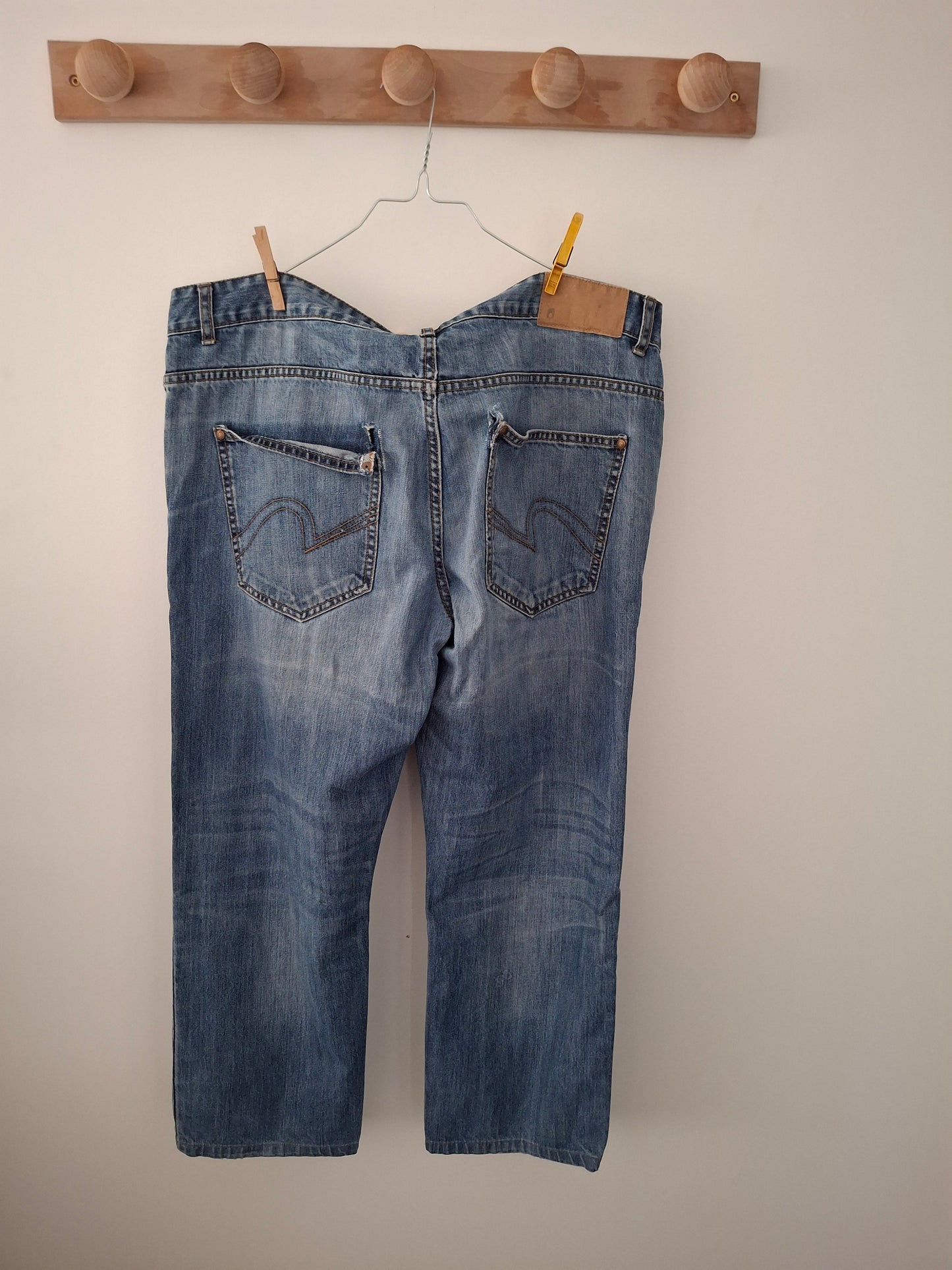 Jean straight bleue