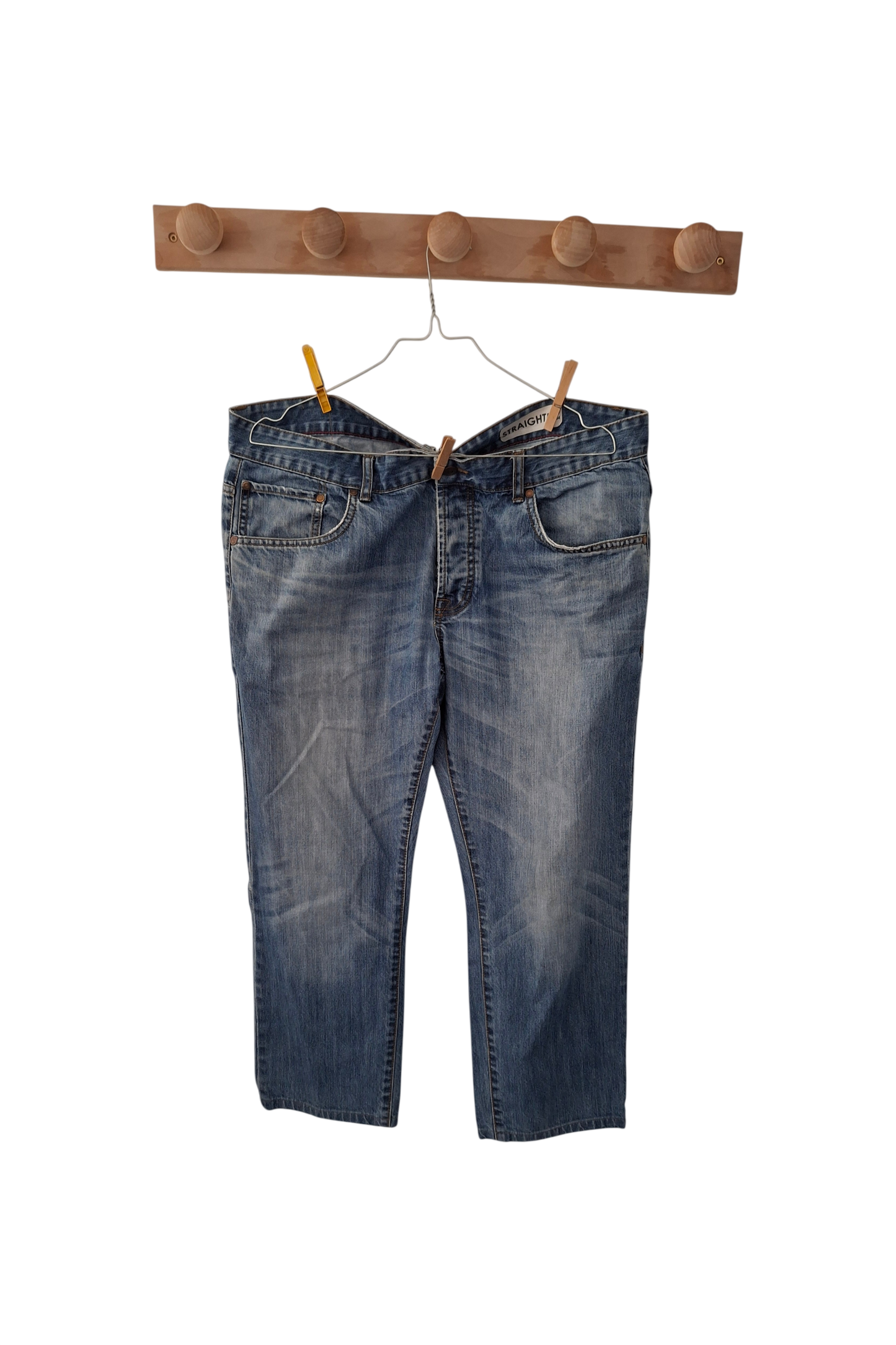 Jean straight bleue