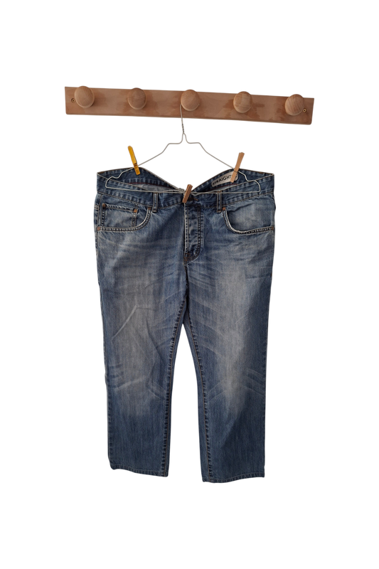 Jean straight bleue