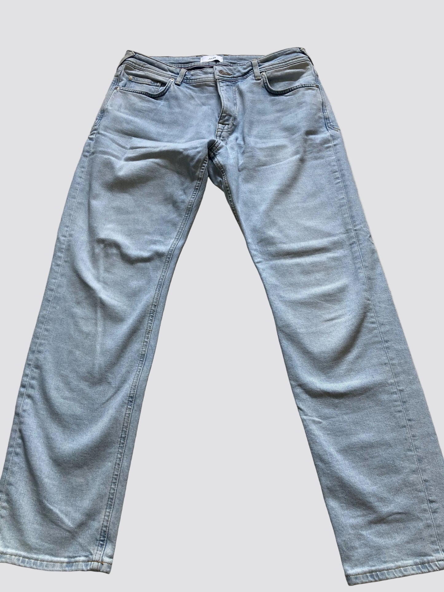 Jean straight 3 longueurs en coton recyclé