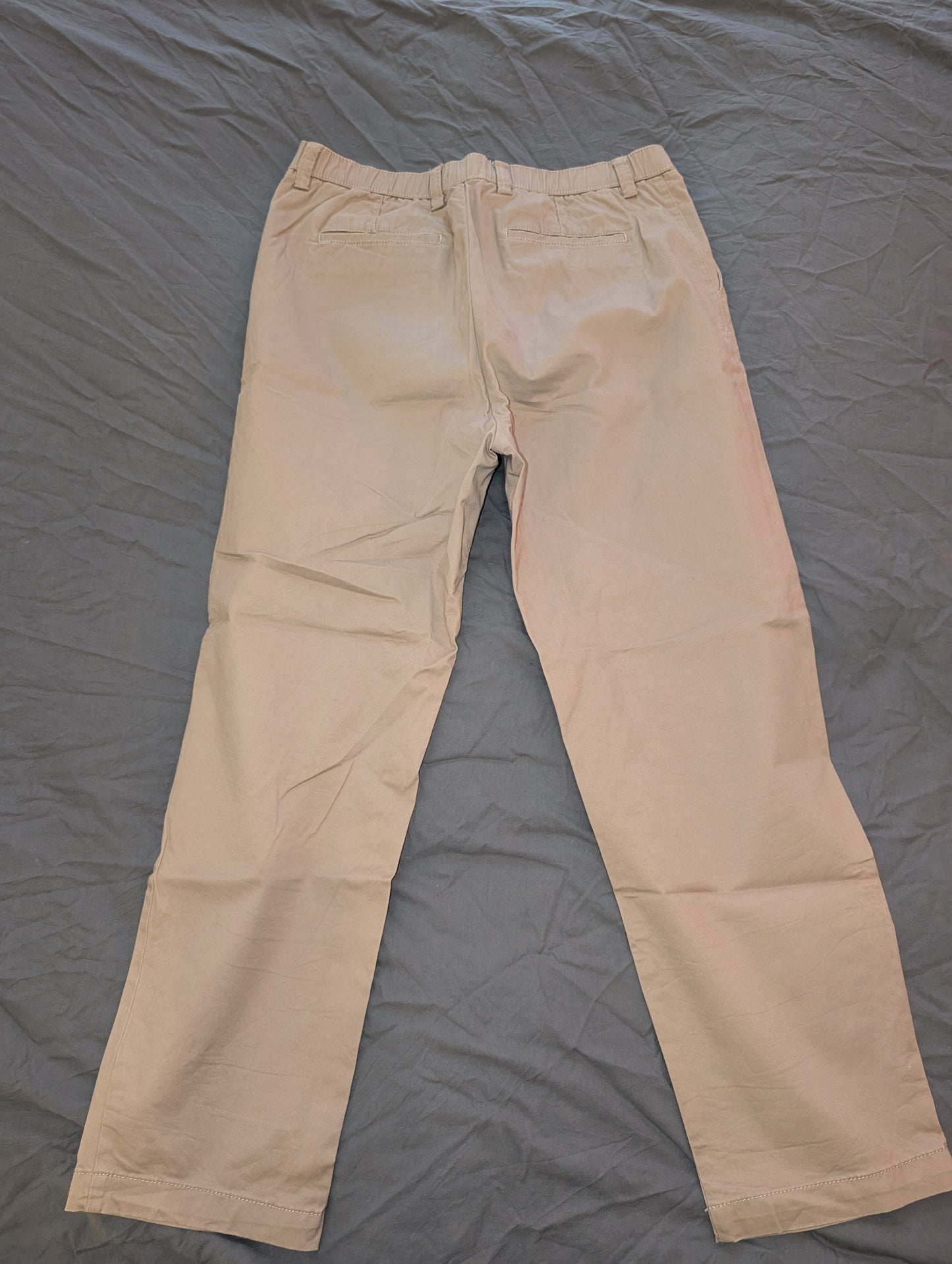 Pantalon large beige