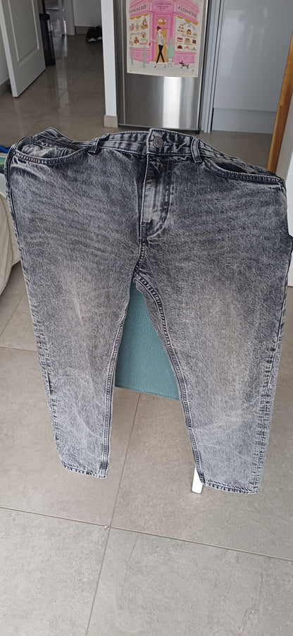 Jean gris tapered slim