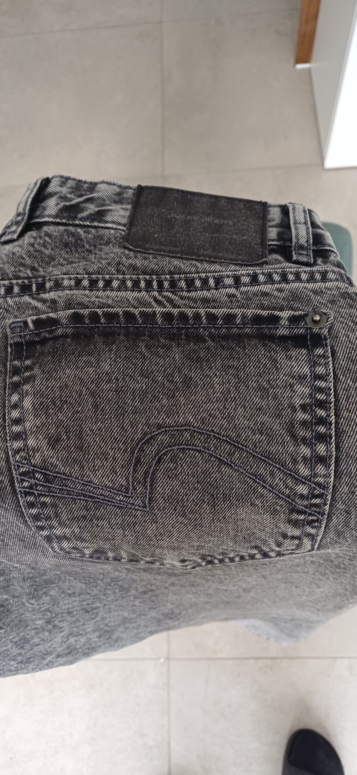 Jean gris tapered slim