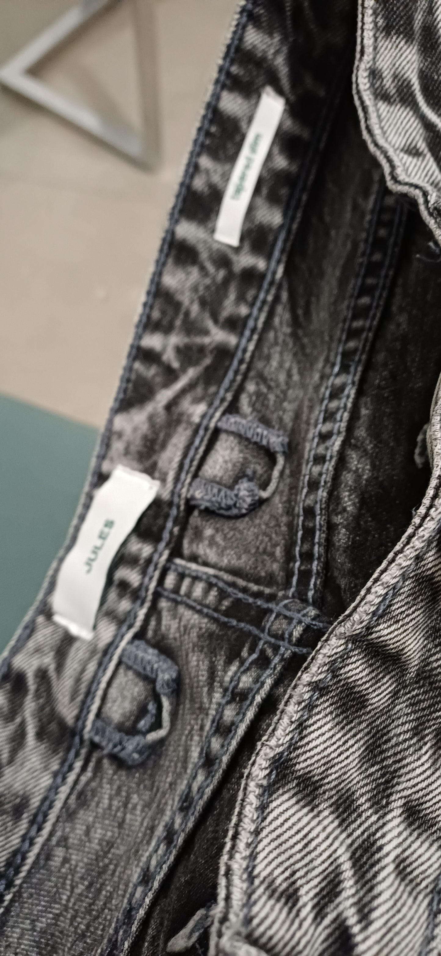Jean gris tapered slim