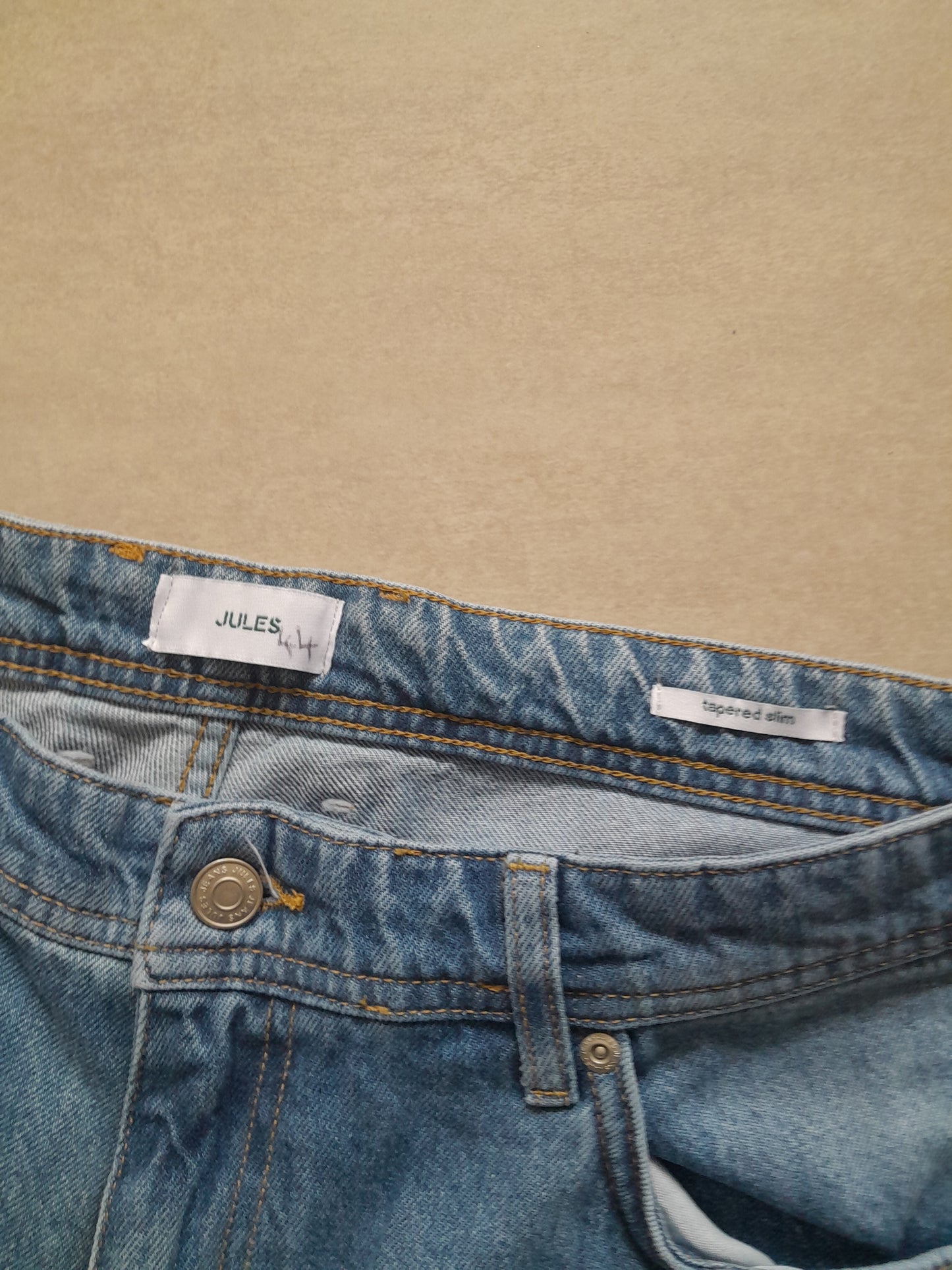 Jean bleu tapered slim