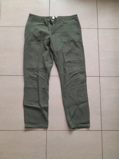 Pantalon large texturé