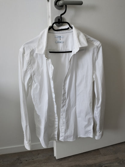 Chemise slim pop stretch unie coton biol