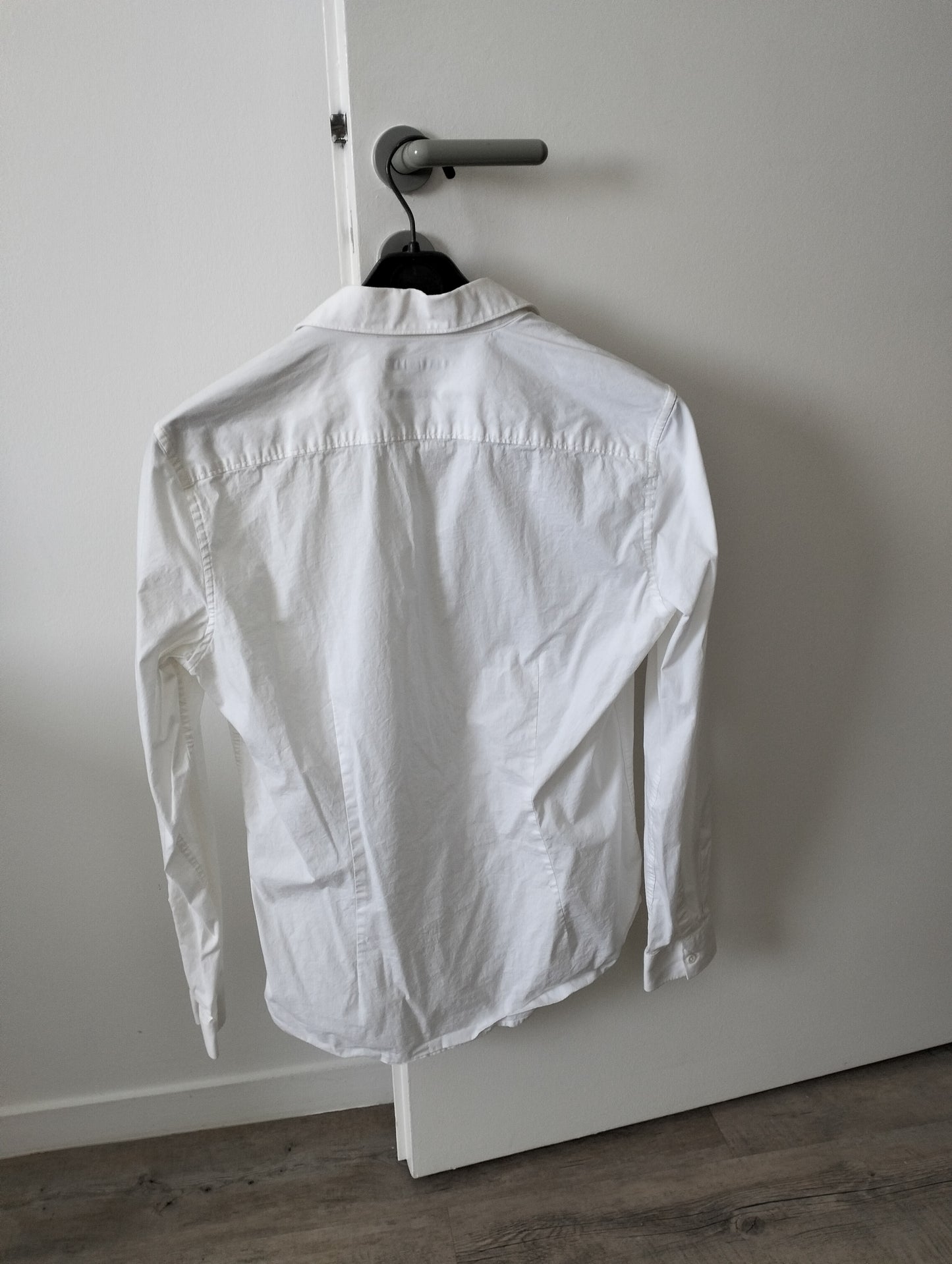 Chemise slim pop stretch unie coton biol