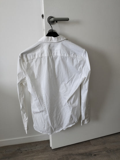 Chemise slim pop stretch unie coton biol