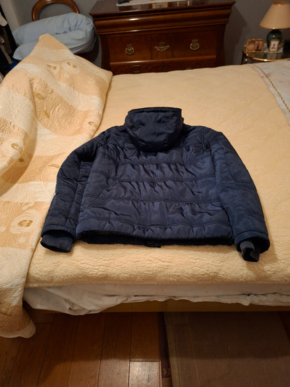 Doudoune bleue marine