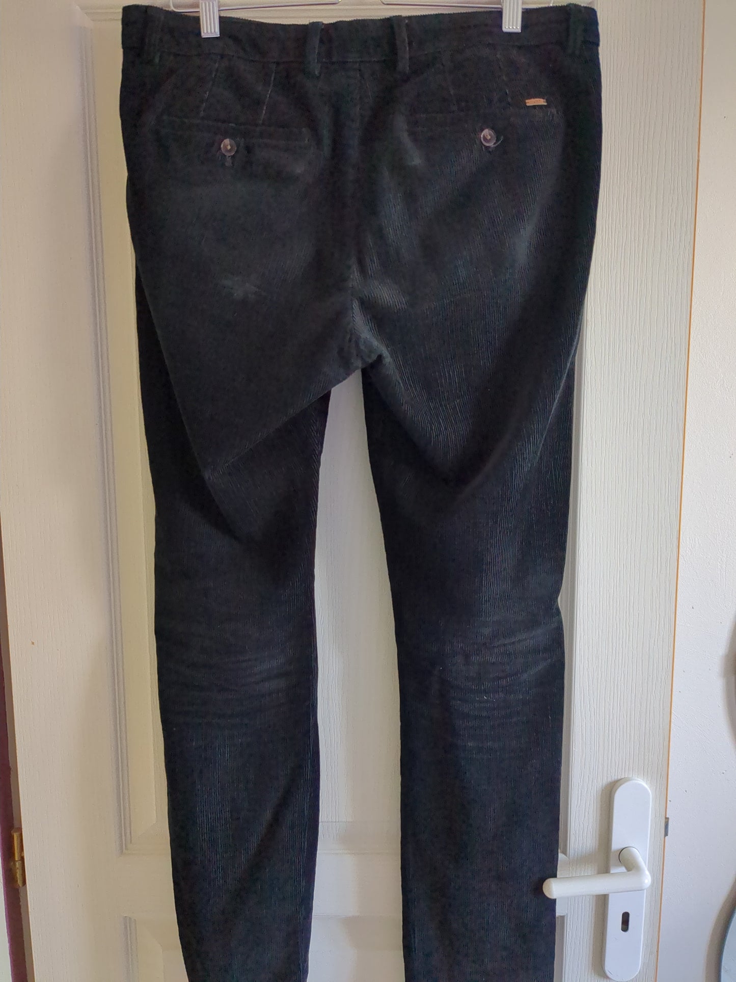 Pantalon chino en velours