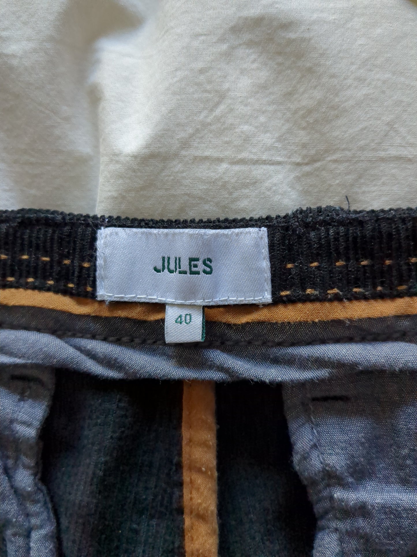 Pantalon chino en velours