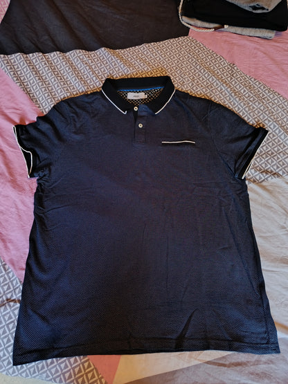 Polo manches courtes jacquard