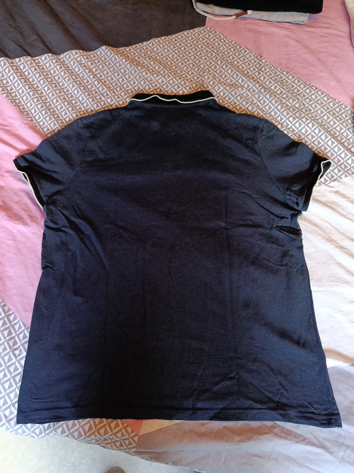 Polo manches courtes jacquard