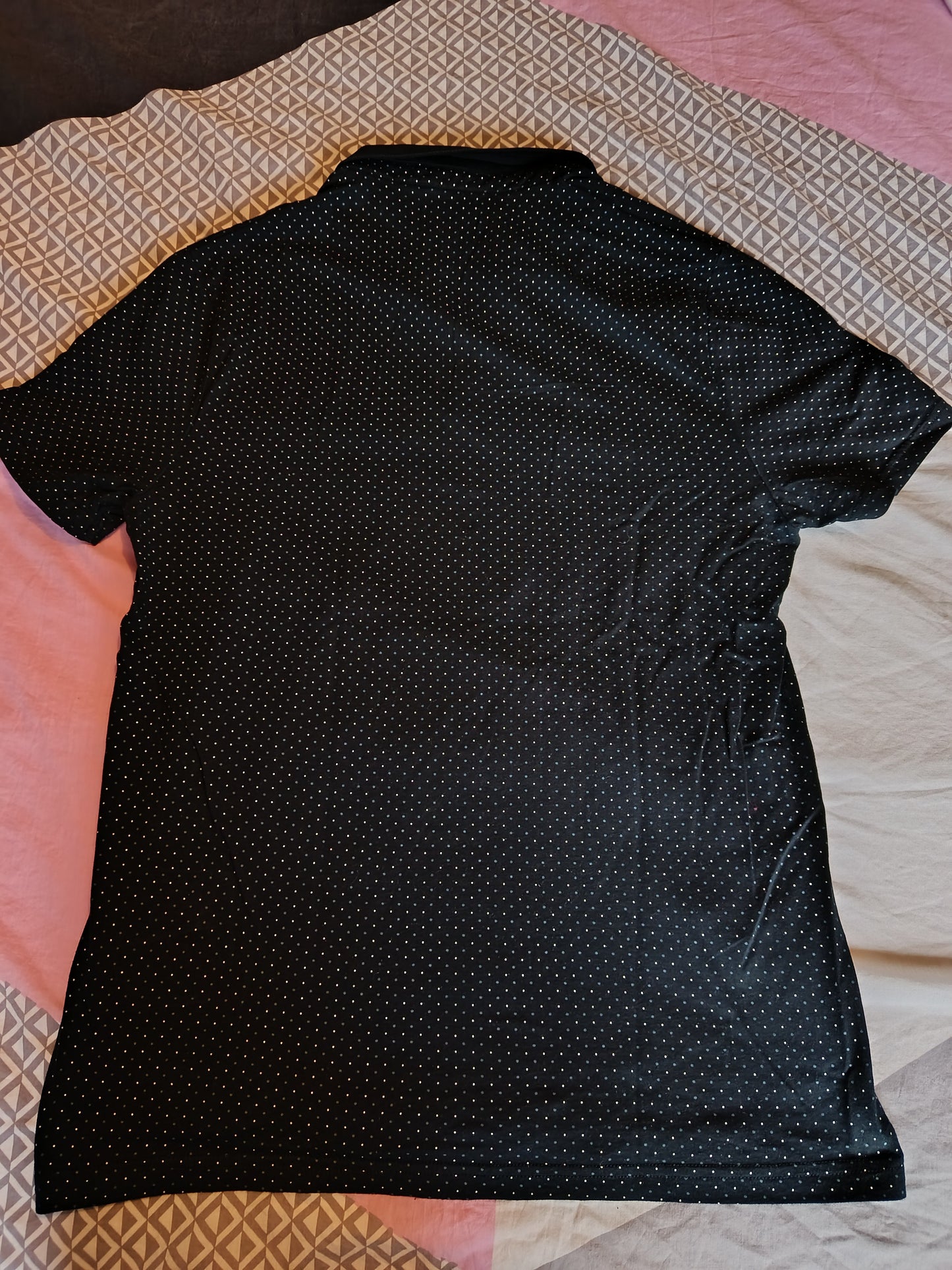 polo slim jersey manches courtes imprimé