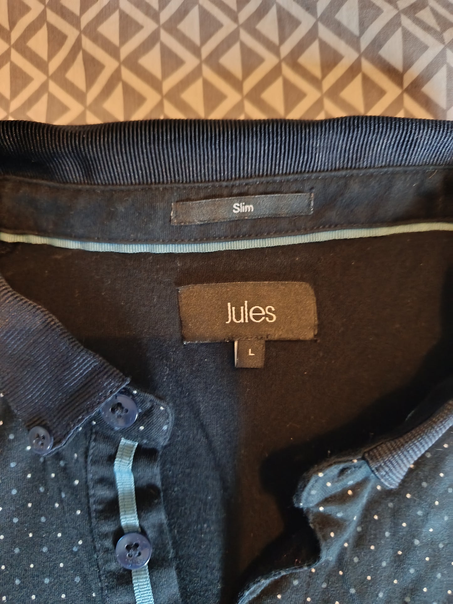 polo slim jersey manches courtes imprimé