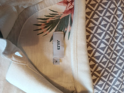 Polo manches courtes jersey imprimé