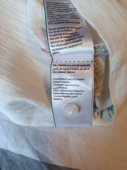 Polo manches courtes jersey imprimé