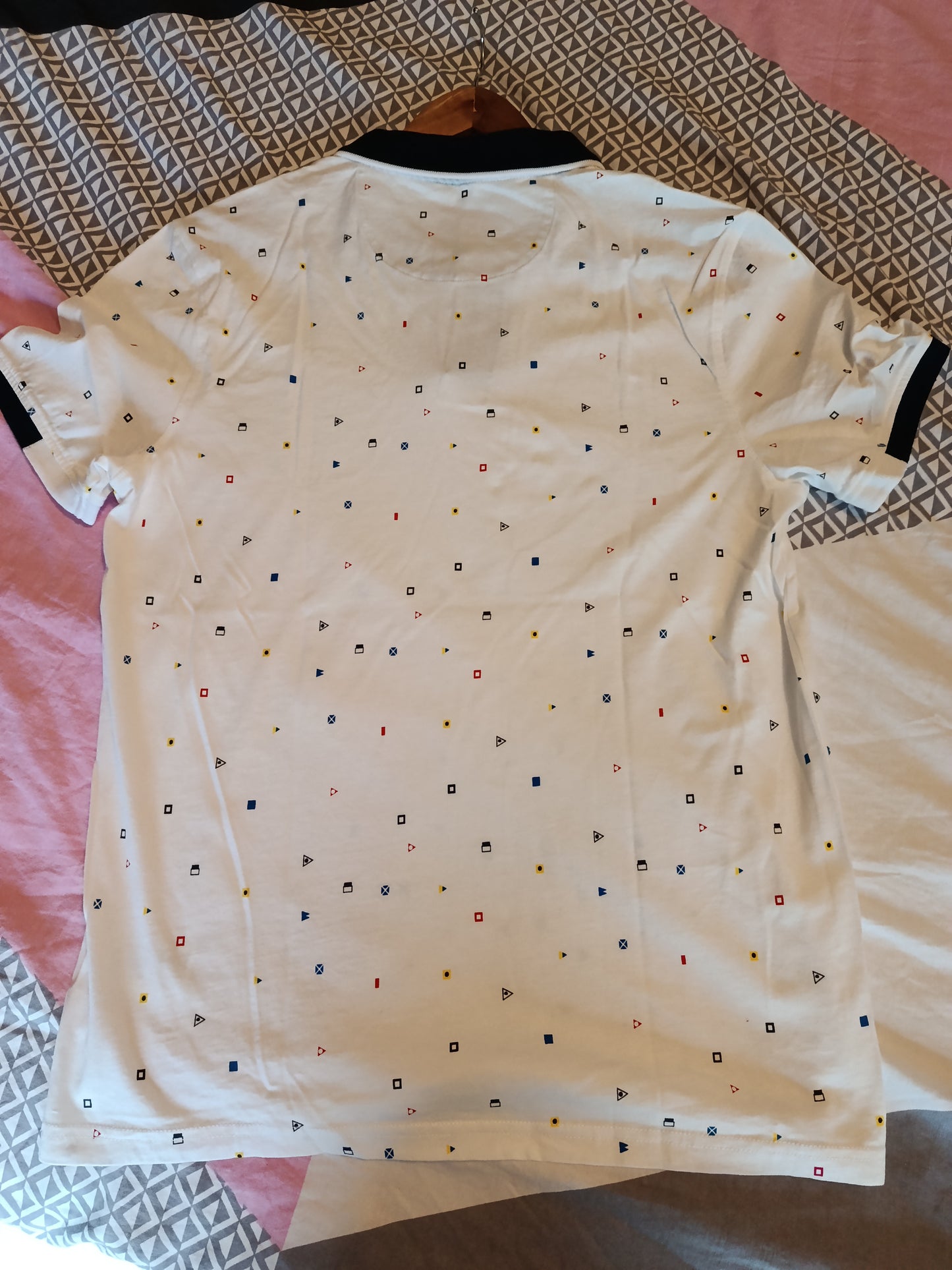 Polo imprimé all over