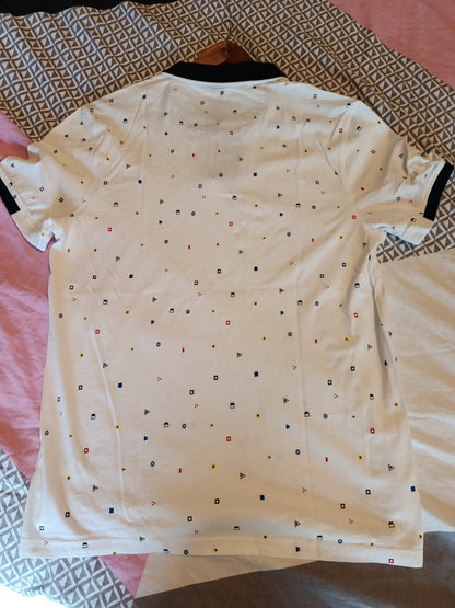 Polo imprimé all over