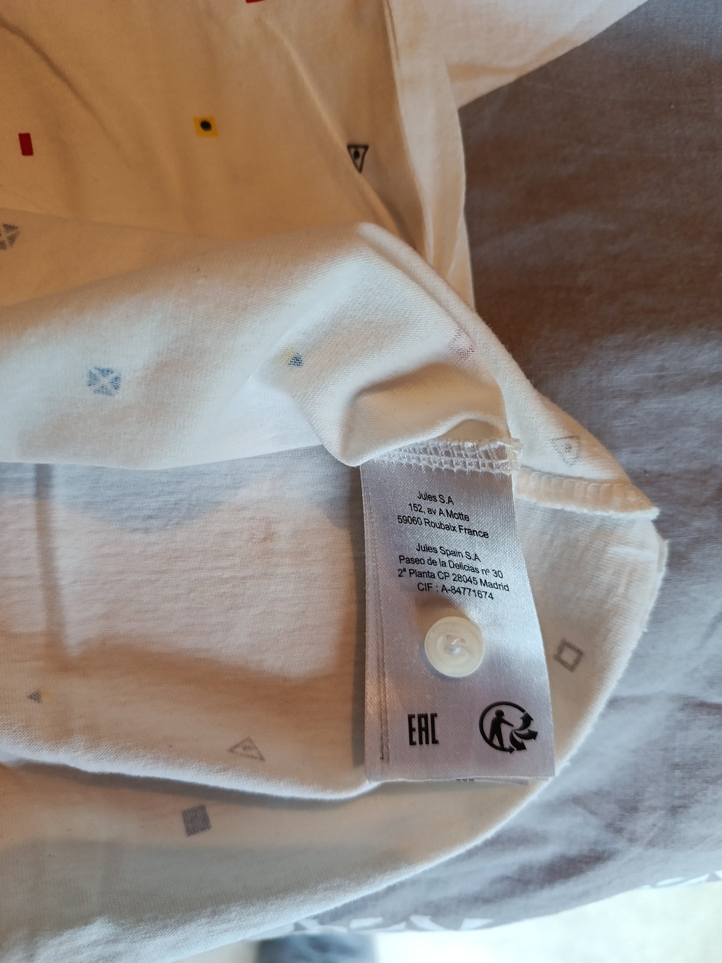 Polo imprimé all over