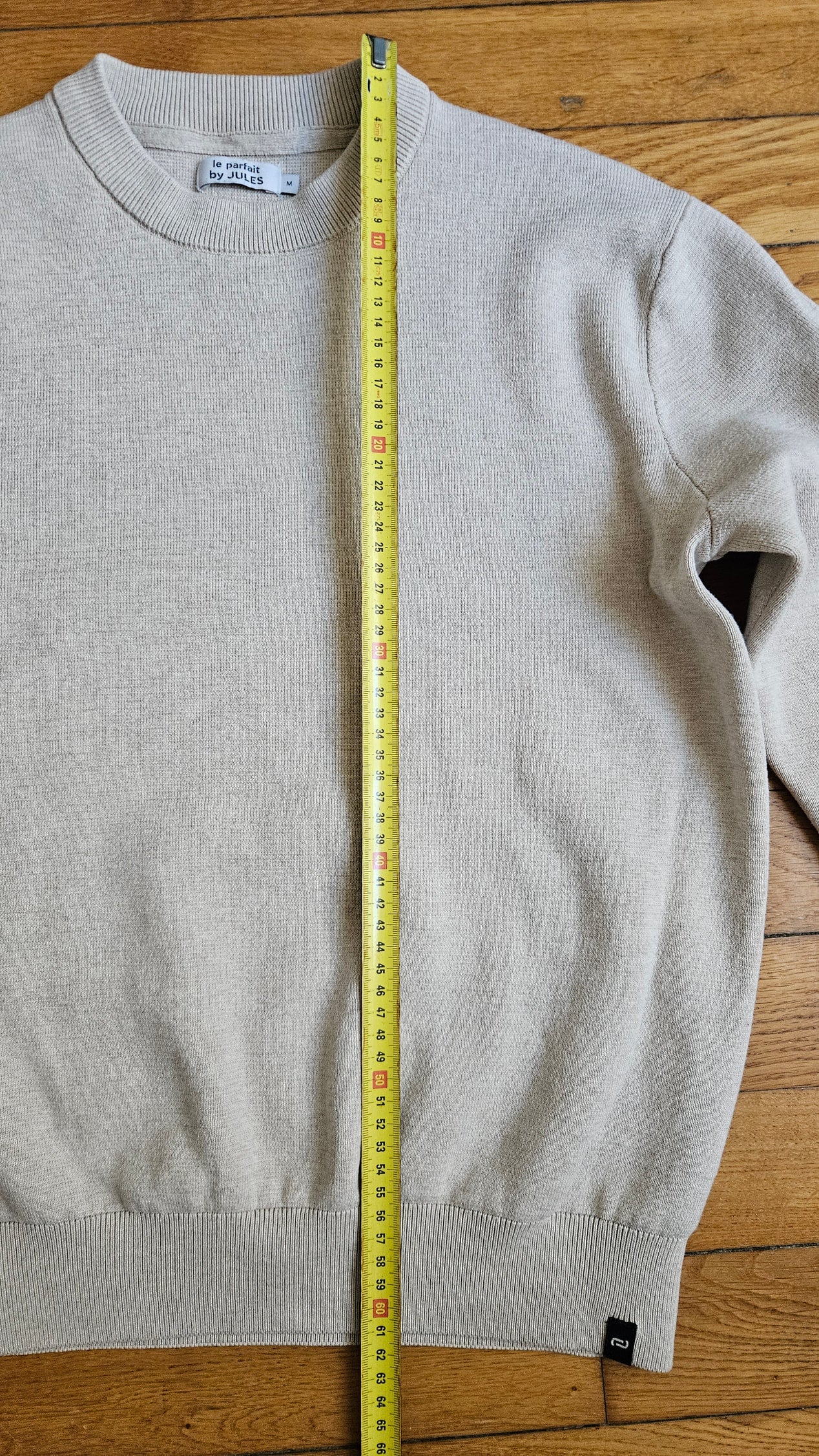 Pull col rond 'le parfait' écru