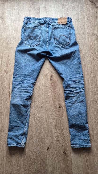 Jean slim en coton et polyester recyclés