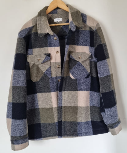 Surchemise carreaux fluffy polyester recyclé