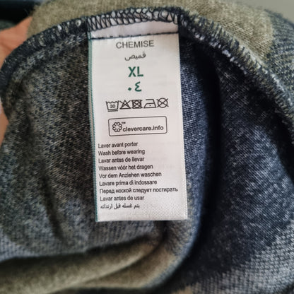 Surchemise carreaux fluffy polyester recyclé