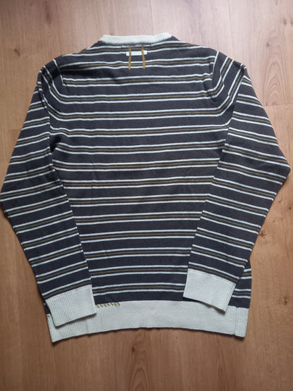 Pull marron beige