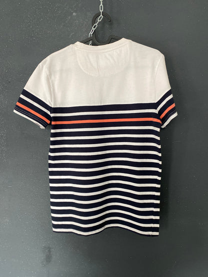 Tee shirt marinière colorblock