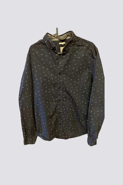 Chemise slim à motifs
