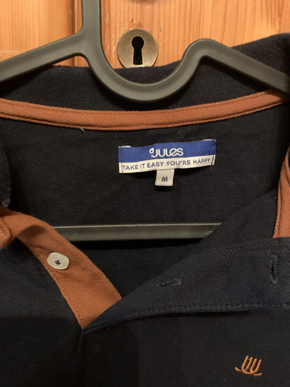 Polo piquée rayé sous col
