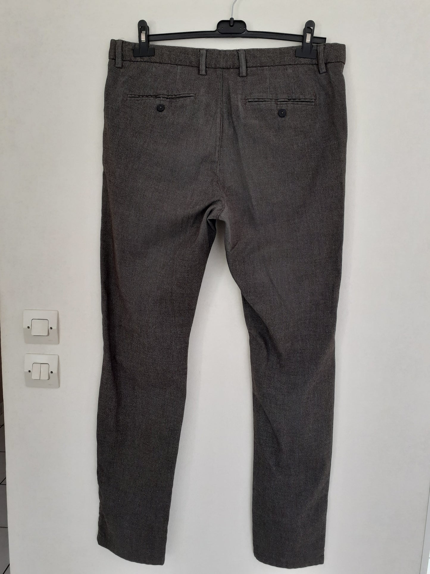 Pantalon beige chiné fonce t44