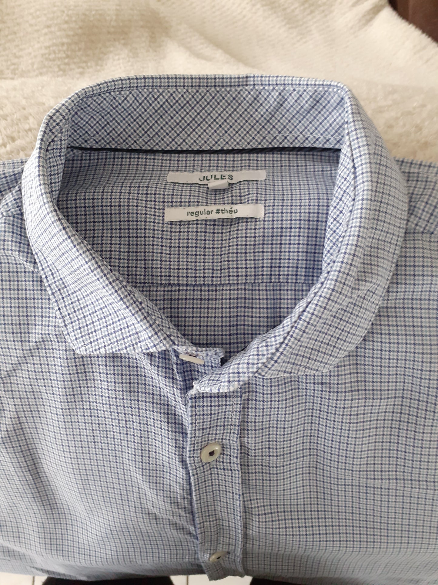 Chemise bleu