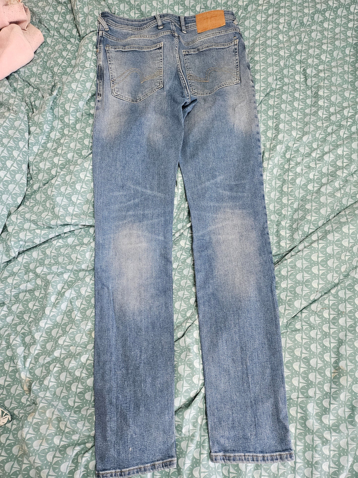 Jean straight 3 longueurs en coton recyclé