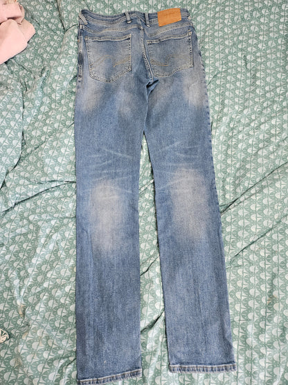 Jean straight 3 longueurs en coton recyclé