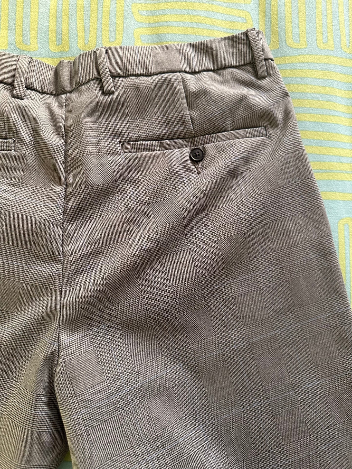 Pantalon chino slim à carreaux
