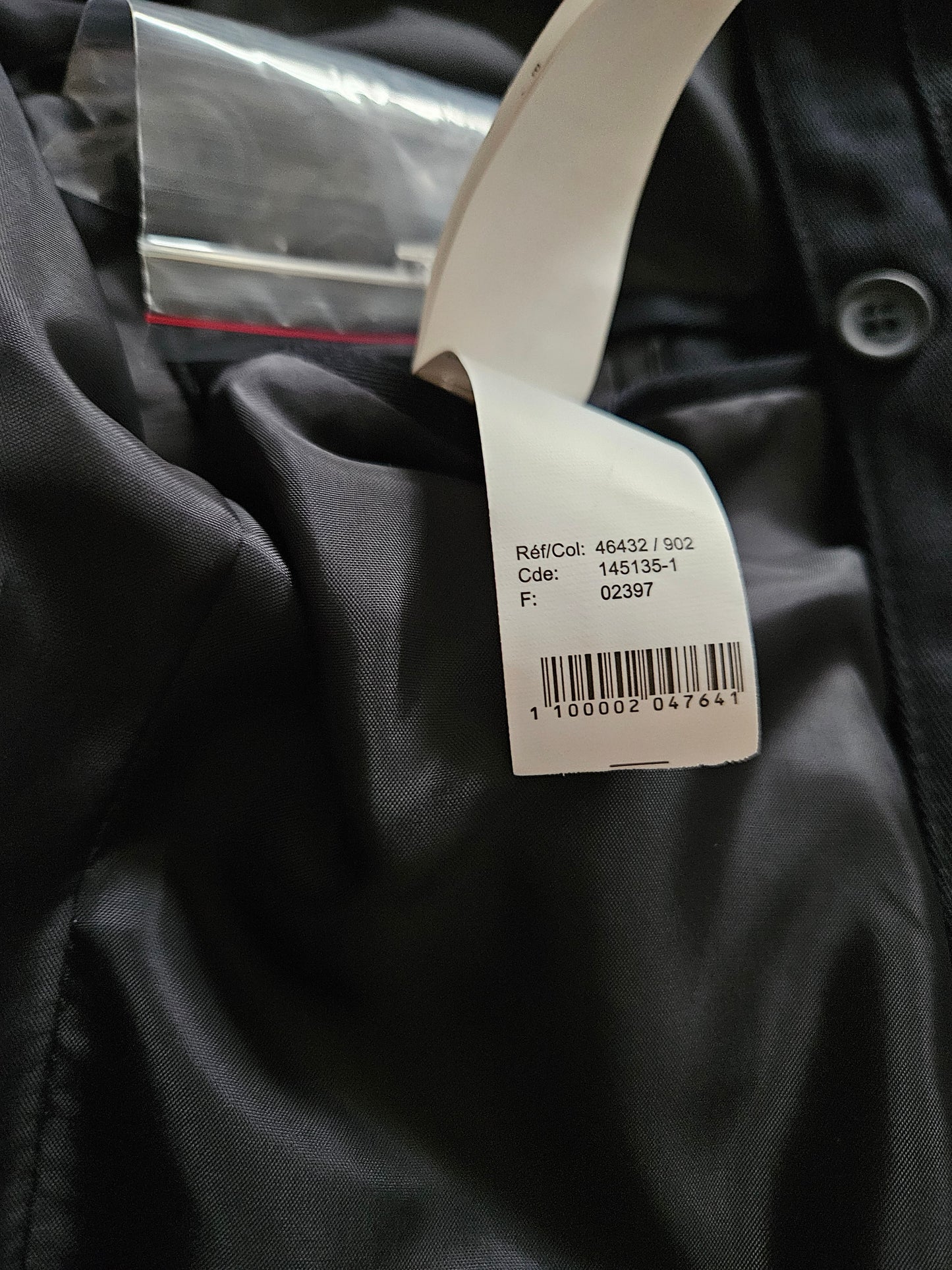 Veste noir epaisse