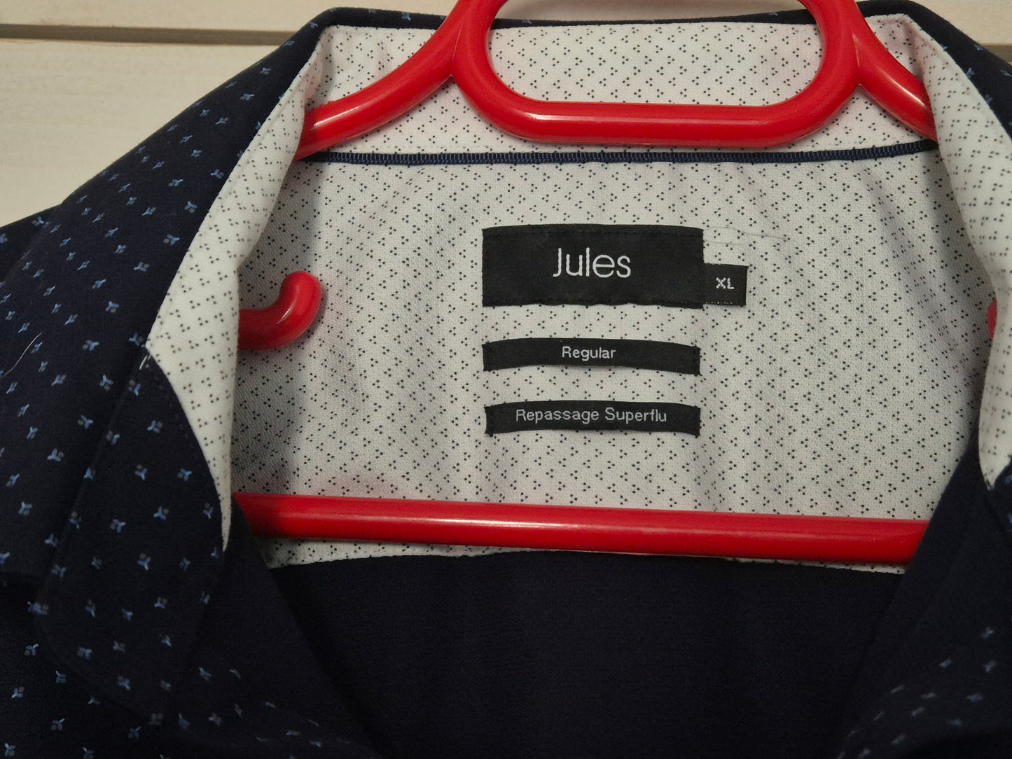 Chemise regular repassage facile motif f